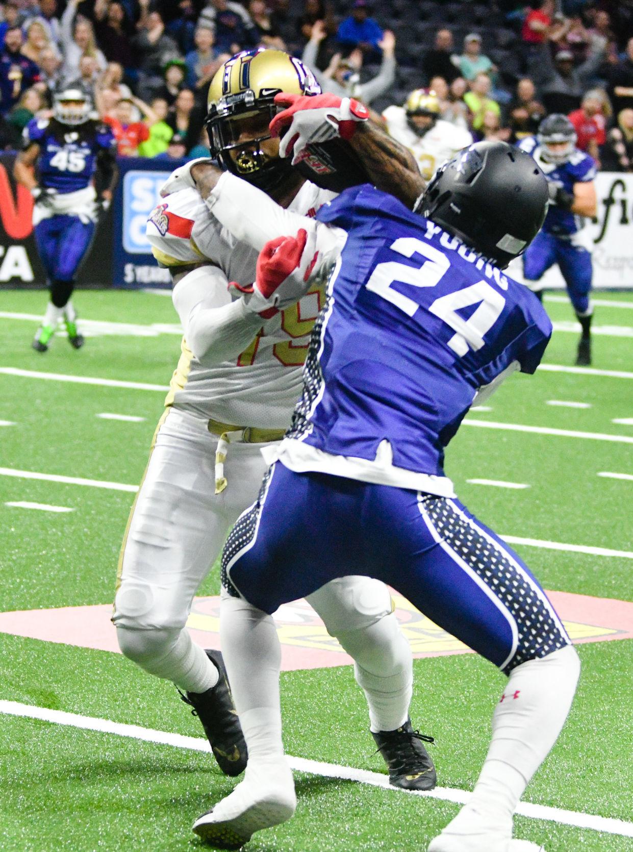 San Diego Strike Force at the Quad City Steamwheelers
